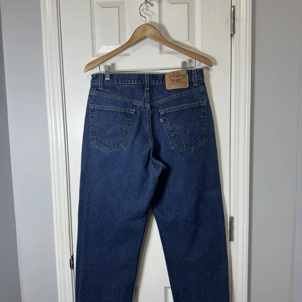 Levi's 550‎ Relaxed Fit Jeans Mens W34 L32 Blue Denim Vintage
